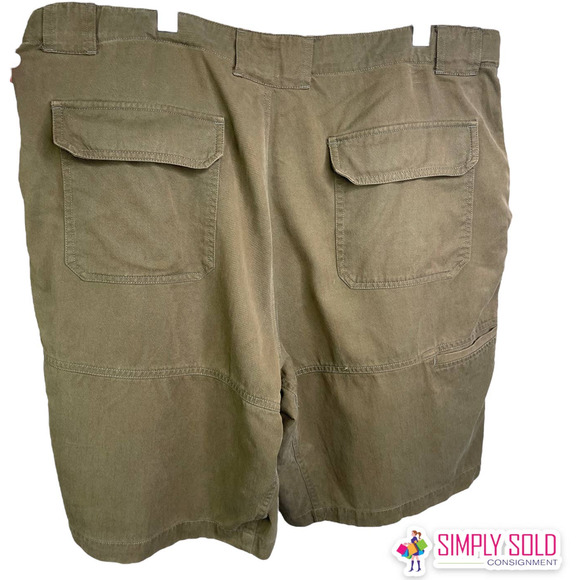 Tommy Bahama Other - Tommy Bahama‎ Men's Cargo Shorts Relax Pockets Green Brown Cotton Stretch Sz 38